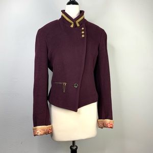 Barbara Bui Vintage Wool Embellished Blazer/Coat